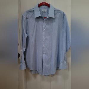 Calvin Klein Steel+ Slim Fit Stretch Button Down-Non Iron -Performance-XL